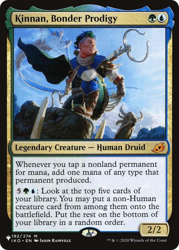 Image for Kinnan, Bonder Prodigy (192) [The List Reprints] - Magic: The Gathering