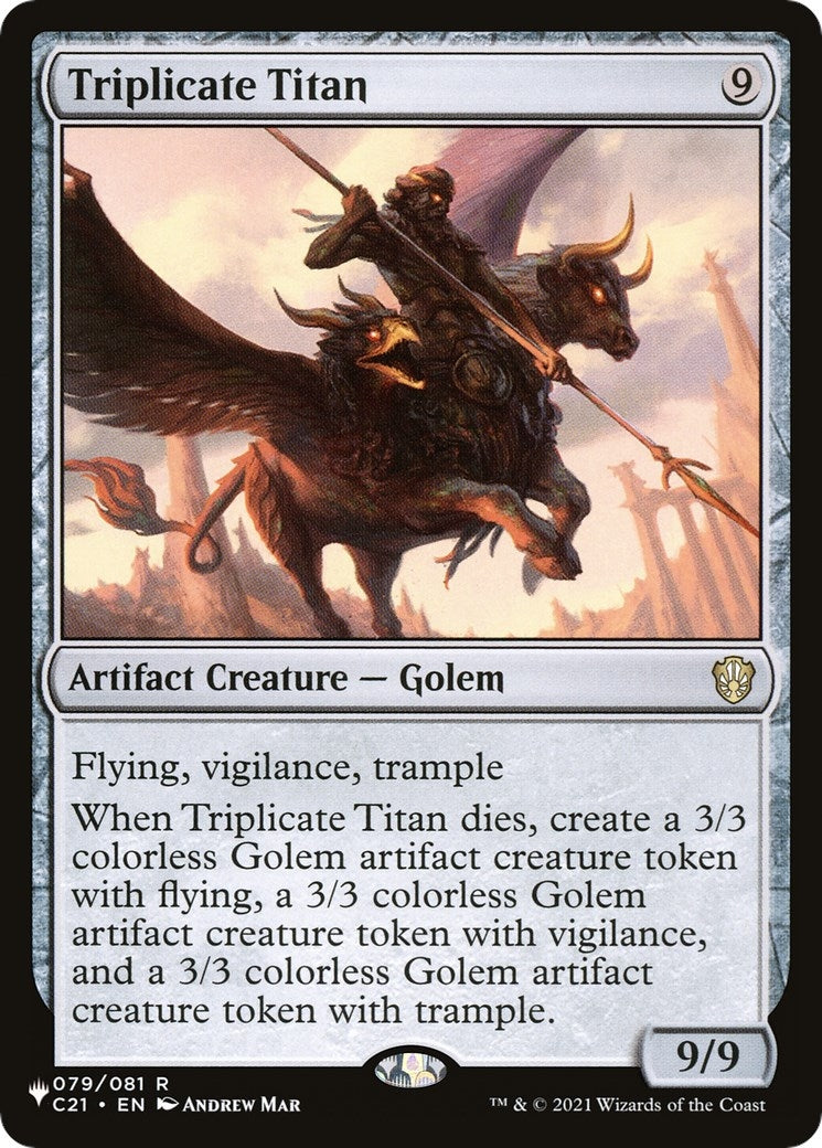 Image for Triplicate Titan (79) [The List Reprints] - Magic: The Gathering