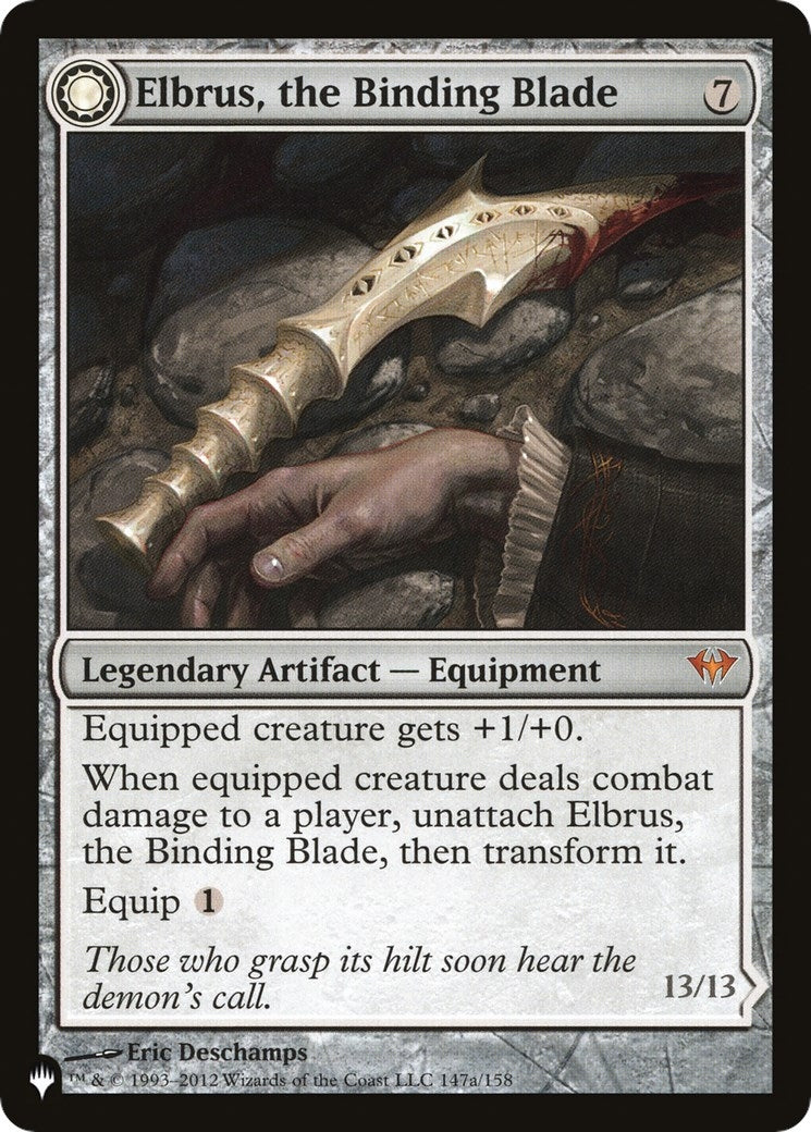 Image for Elbrus, the Binding Blade (147) [The List Reprints] - Magic: The Gathering