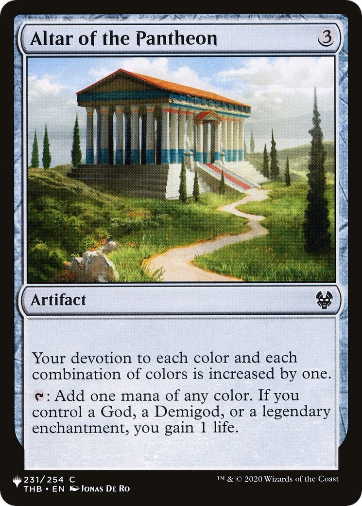 Image for Altar of the Pantheon (231) [The List Reprints] - Magic: The Gathering