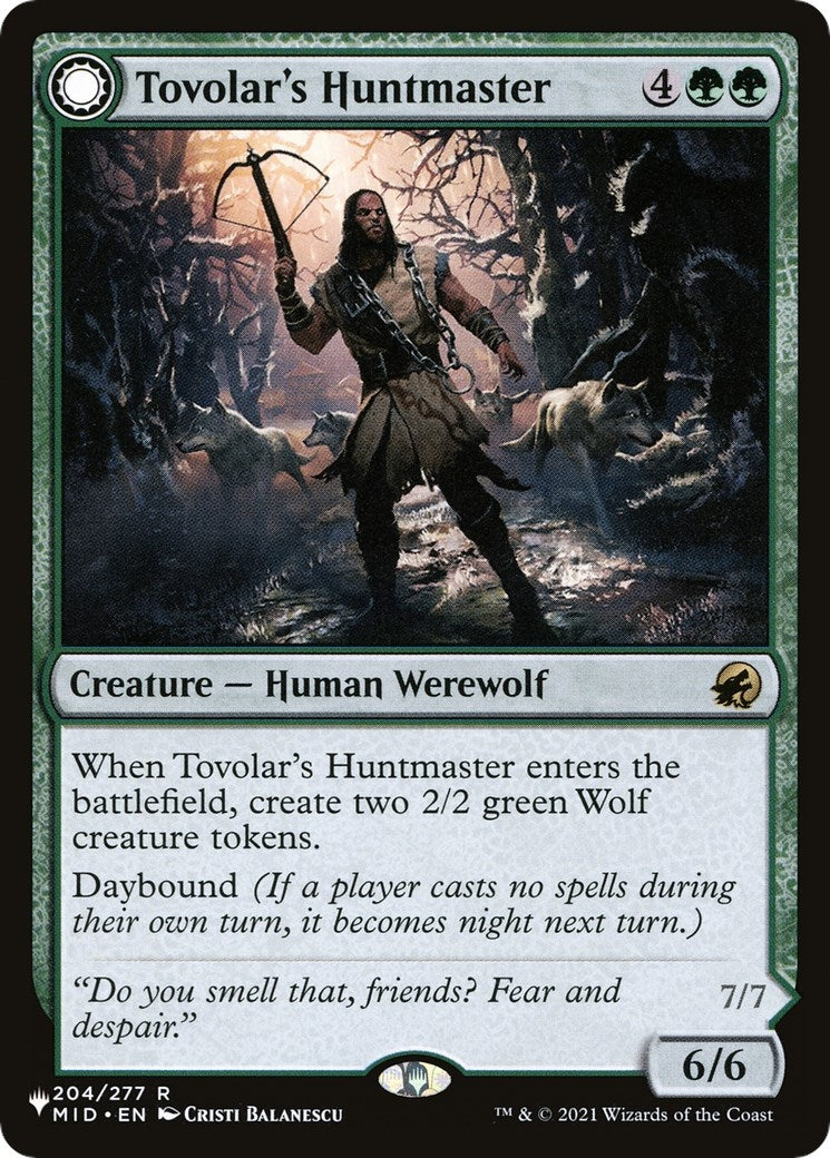 Image for Tovolar's Huntmaster (204) [The List Reprints] - Magic: The Gathering