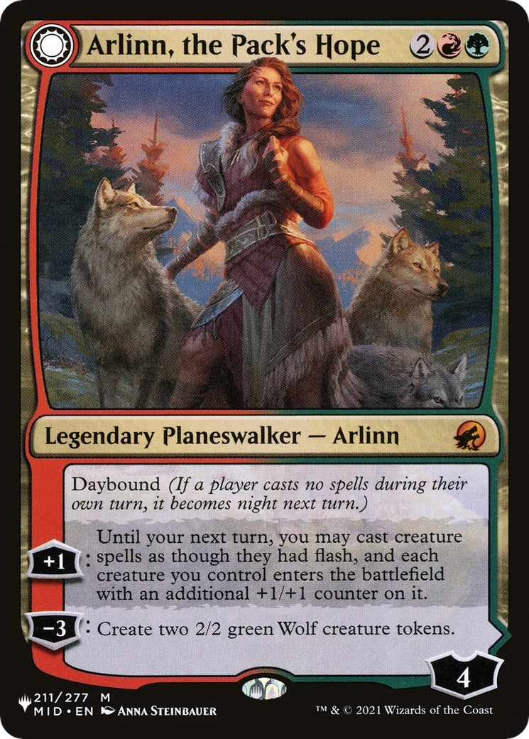 Image for Arlinn, the Pack's Hope (211) [The List Reprints] - Magic: The Gathering
