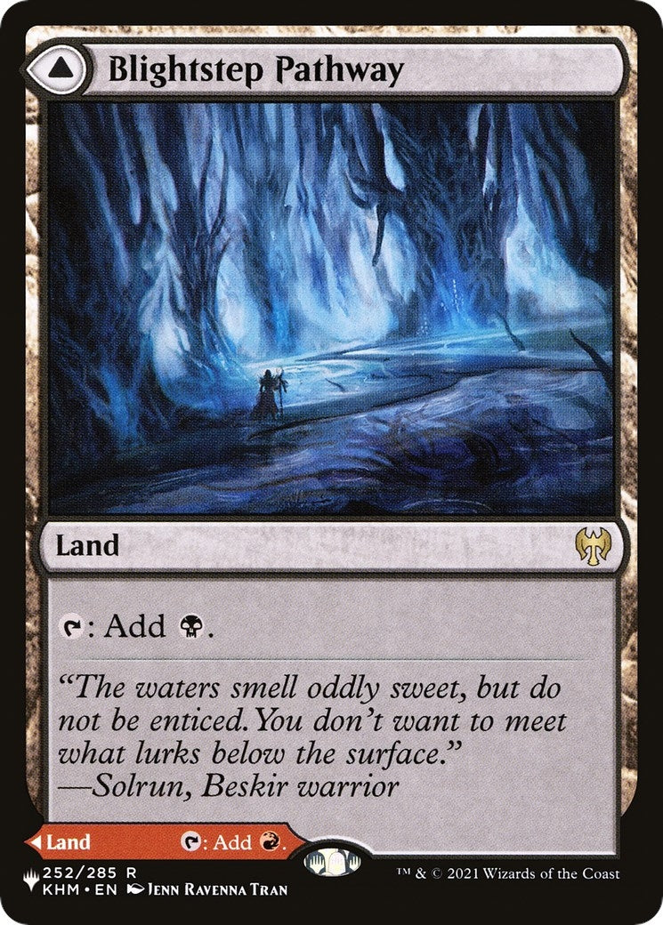 Image for Blightstep Pathway (252) [The List Reprints] - Magic: The Gathering