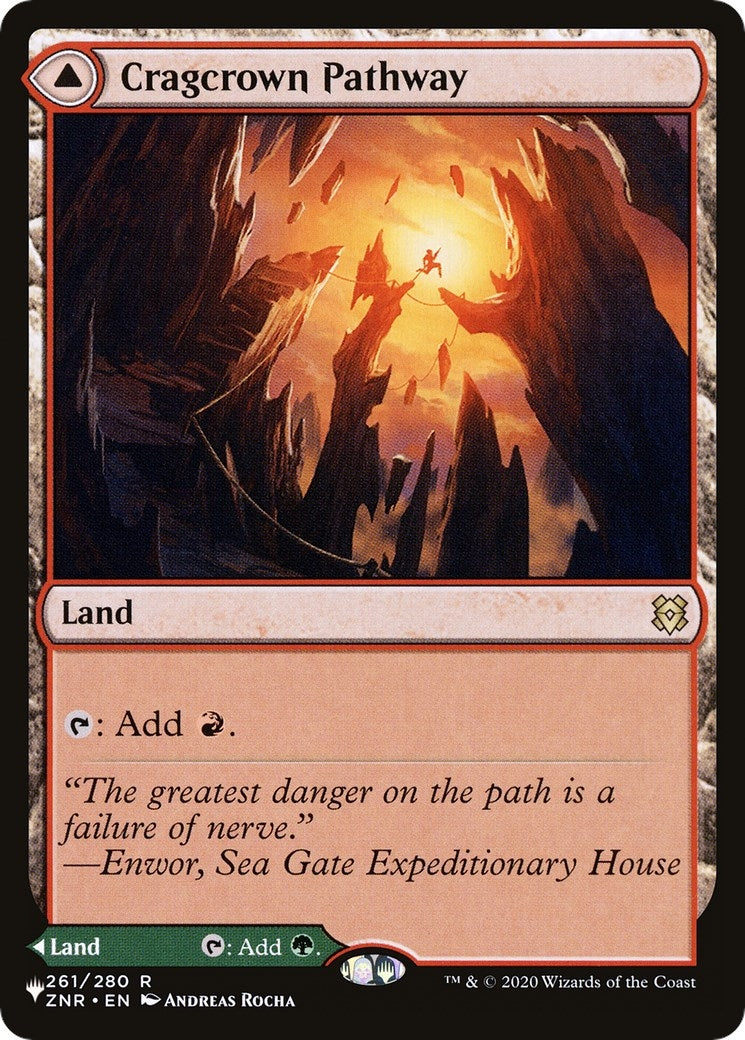 Image for Cragcrown Pathway (261) [The List Reprints] - Magic: The Gathering