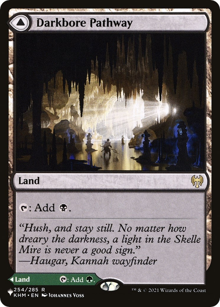 Image for Darkbore Pathway (254) [The List Reprints] - Magic: The Gathering
