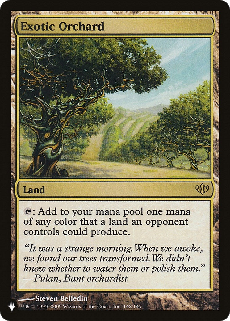 Image for Exotic Orchard (CON) (142) [The List Reprints] - Magic: The Gathering
