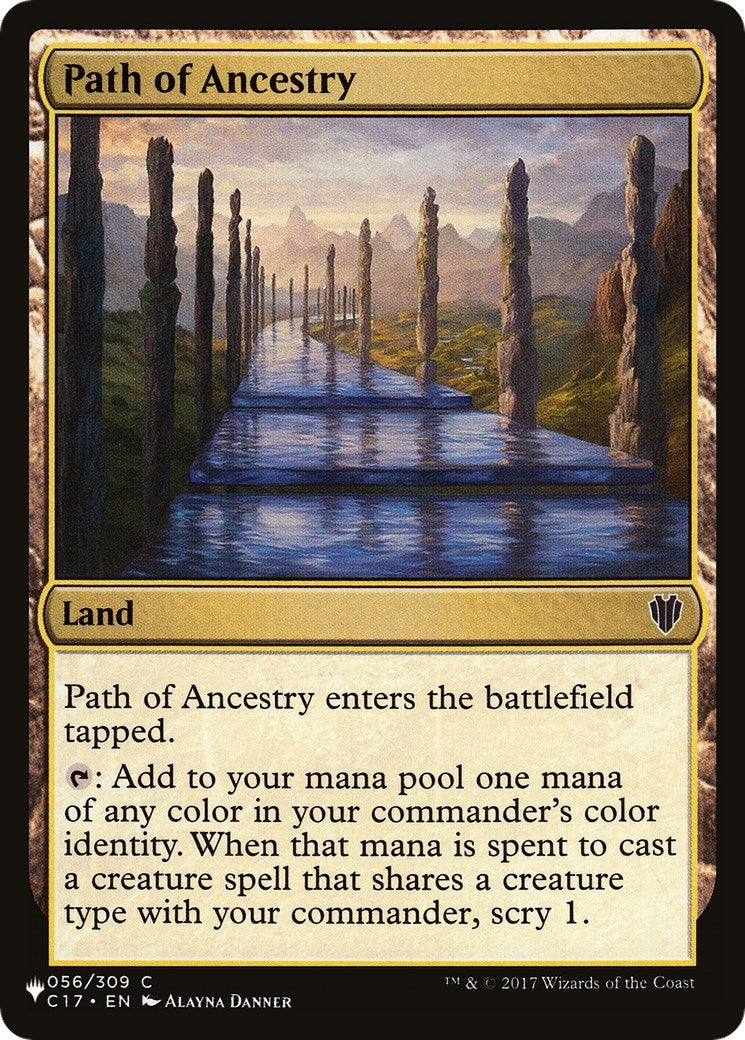 Image for Path of Ancestry (C17) (56) [The List Reprints] - Magic: The Gathering
