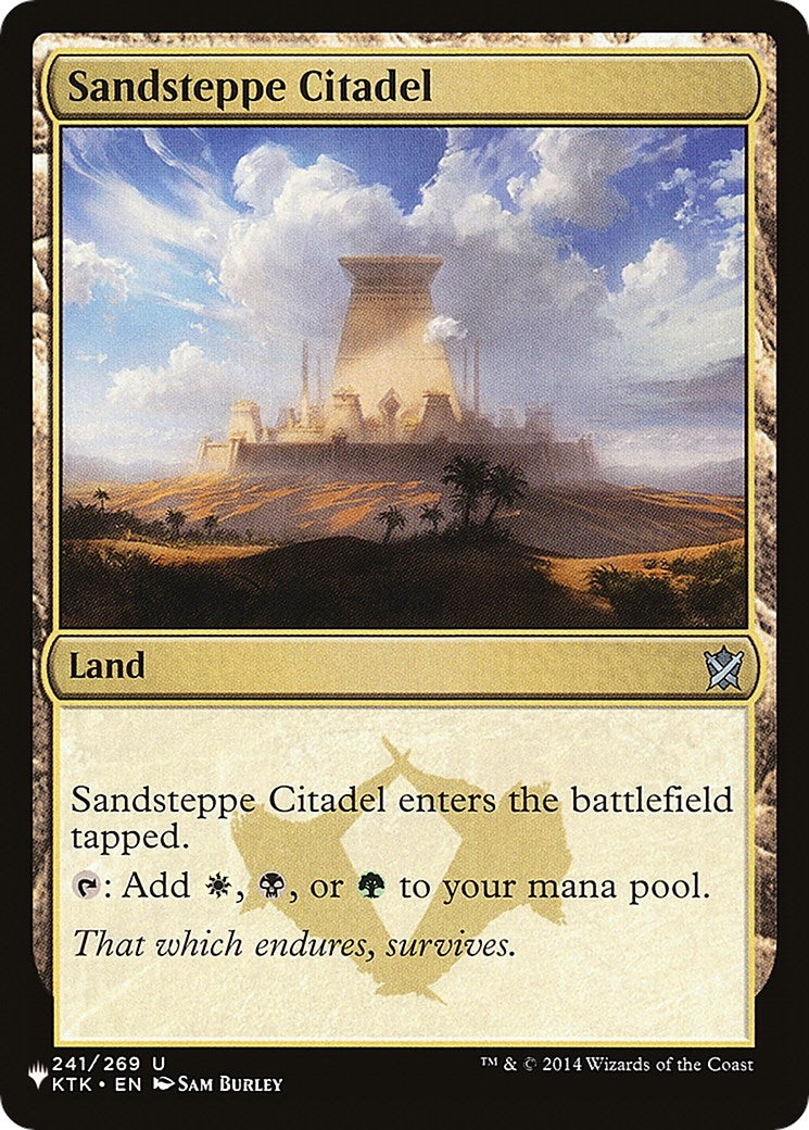 Image for Sandsteppe Citadel (KTK) (241) [The List Reprints] - Magic: The Gathering