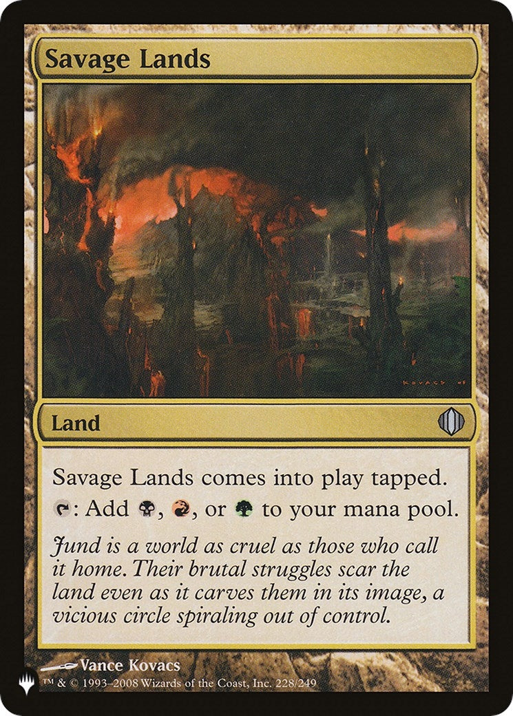 Image for Savage Lands (228) [The List Reprints] - Magic: The Gathering