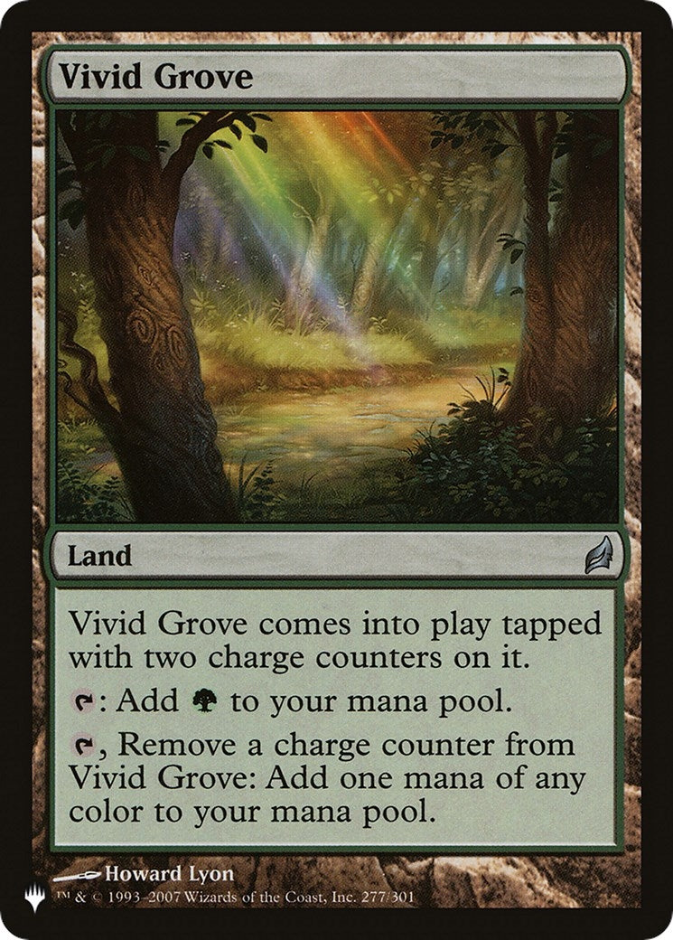 Image for Vivid Grove (277) [The List Reprints] - Magic: The Gathering