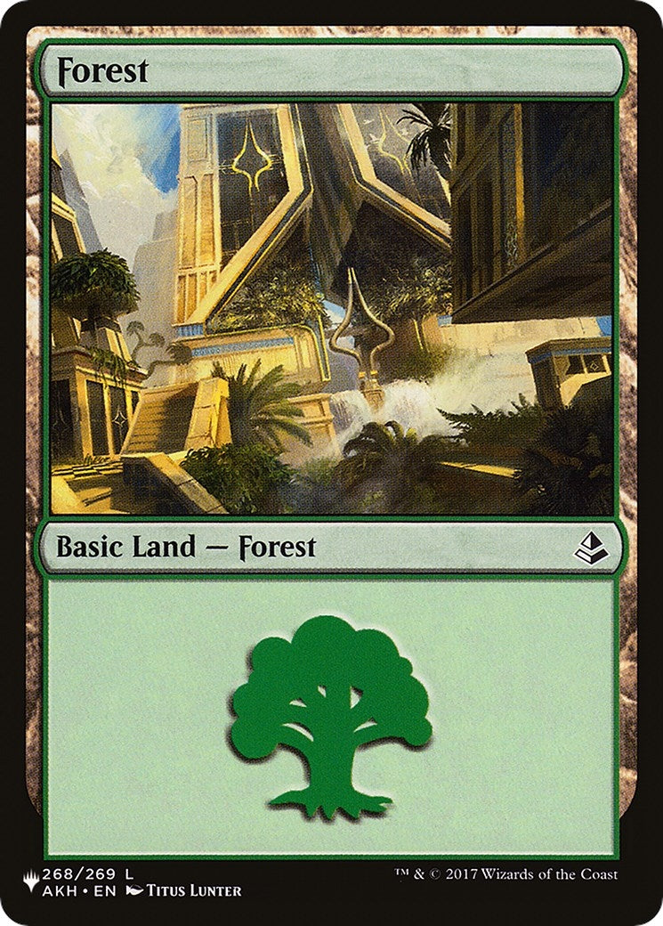 Image for Forest (268) (268) [The List Reprints] - Magic: The Gathering