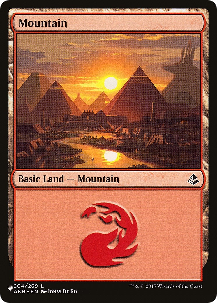 Image for Mountain (AKH) (264) [The List Reprints] - Magic: The Gathering