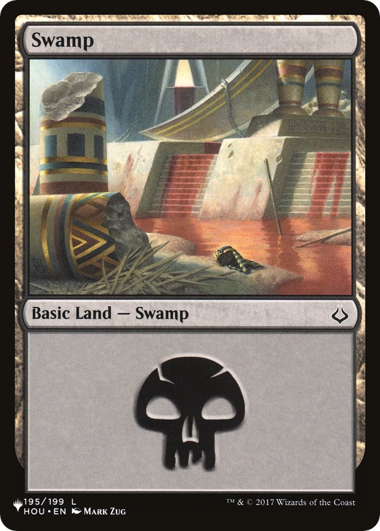 Image for Swamp (195) (195) [The List Reprints] - Magic: The Gathering