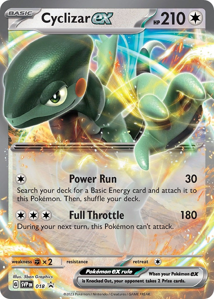 Image for Cyclizar ex - 018 (018) [SV: Scarlet & Violet Promo Cards] - Pokemon