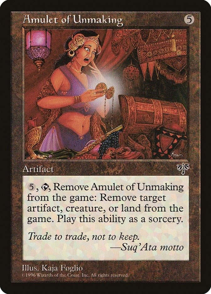 Image for Amulet of Unmaking [Mirage] - Magic: The Gathering