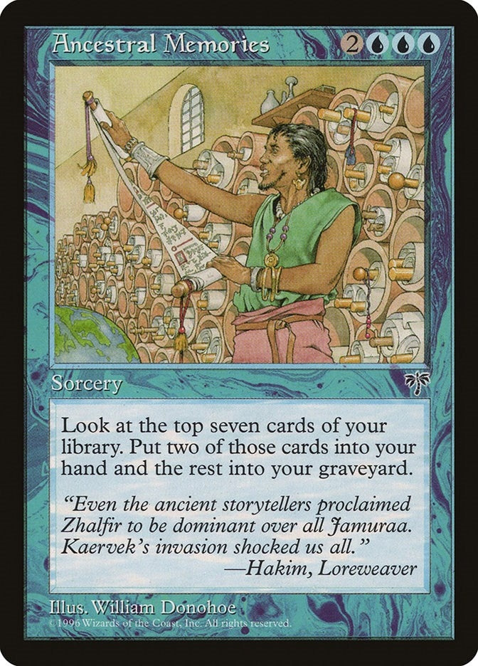 Image for Ancestral Memories [Mirage] - Magic: The Gathering