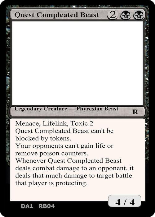 Image for Quest Compleated Beast [Un-Known Event Playtest Cards] - Magic: The Gathering