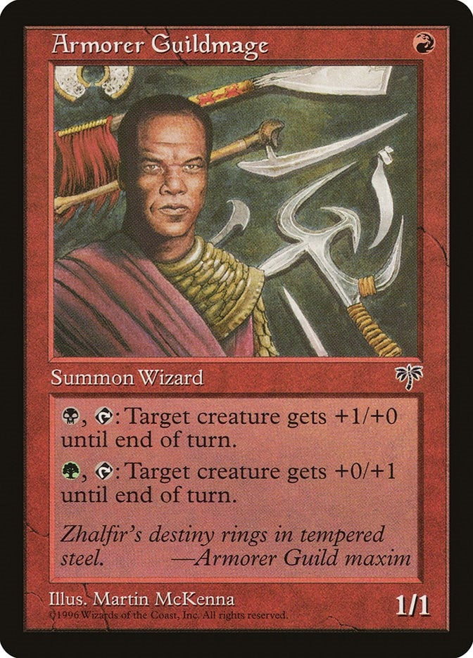 Image for Armorer Guildmage [Mirage] - Magic: The Gathering