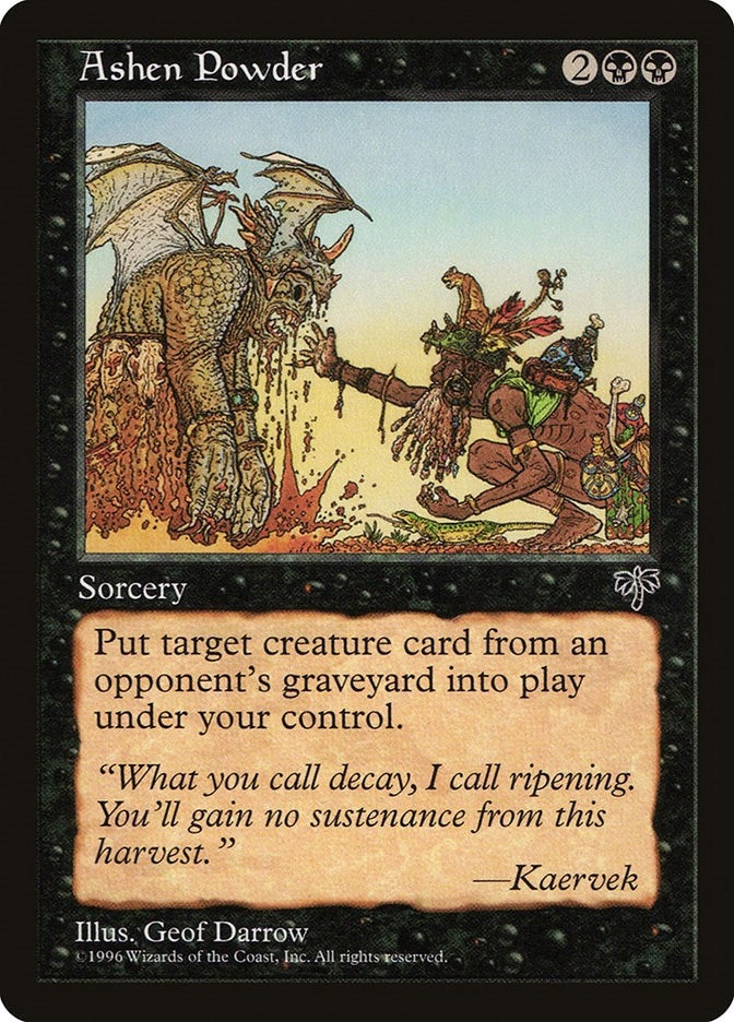 Image for Ashen Powder [Mirage] - Magic: The Gathering