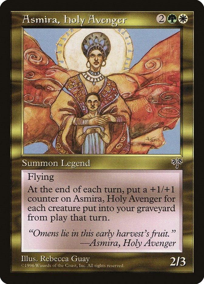 Image for Asmira, Holy Avenger [Mirage] - Magic: The Gathering