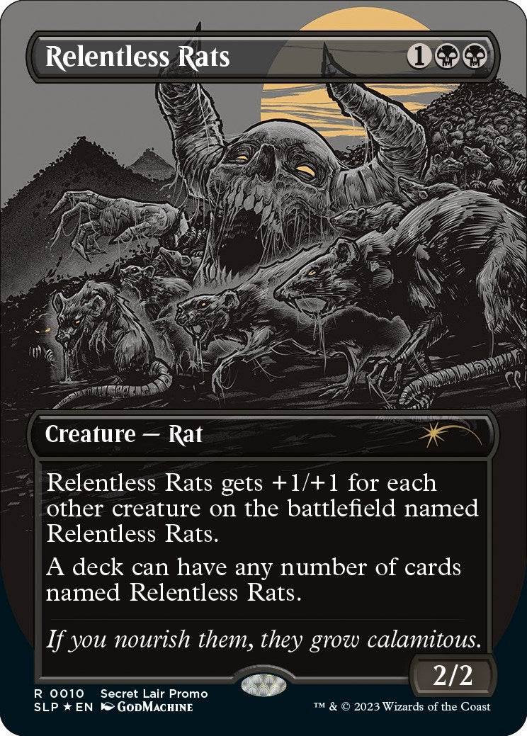 Image for Relentless Rats (0010) (10) [Secret Lair Showdown] - Magic: The Gathering