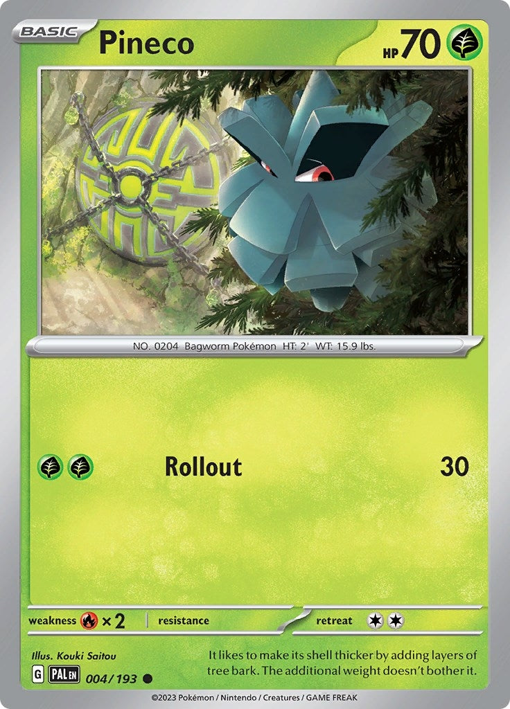 Image for Pineco (004/193) [SV02: Paldea Evolved] - Pokemon