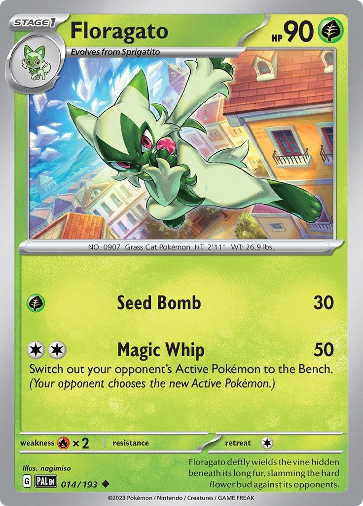 Image for Floragato (014/193) [SV02: Paldea Evolved] - Pokemon