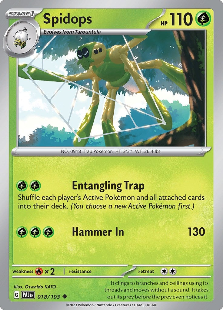 Image for Spidops (018/193) [SV02: Paldea Evolved] - Pokemon