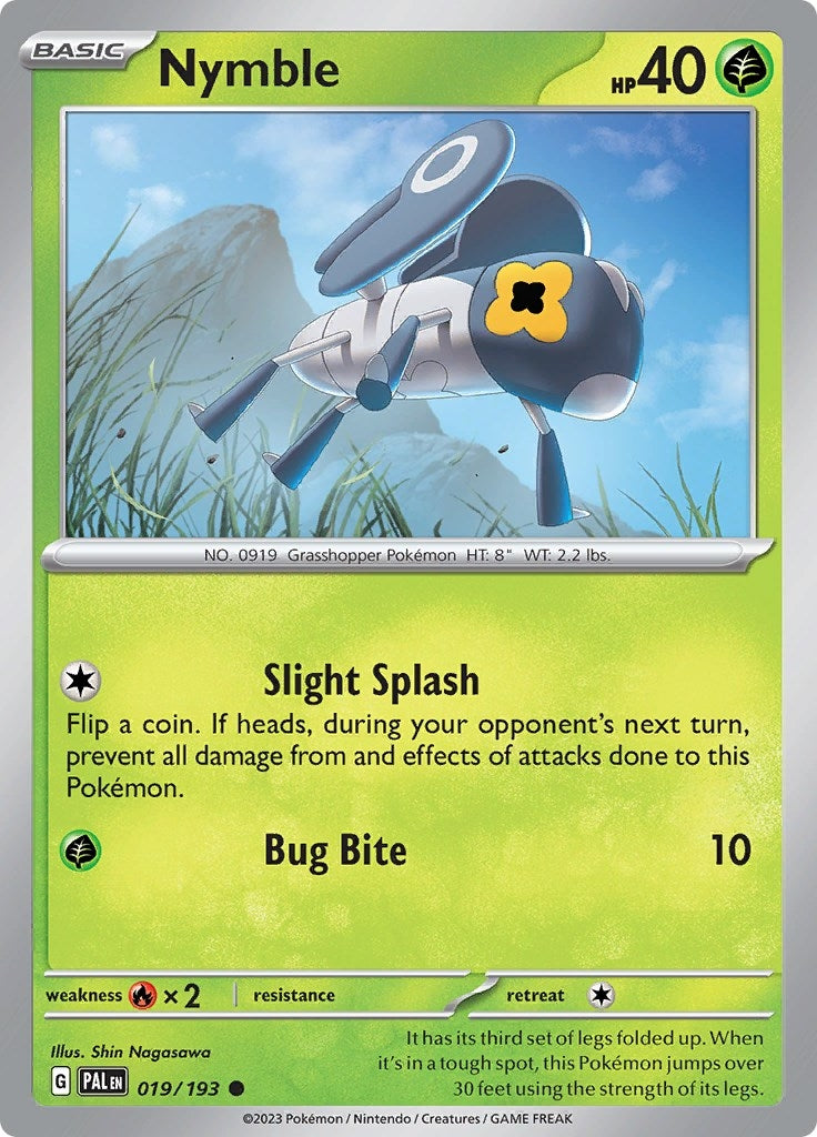 Image for Nymble (019/193) [SV02: Paldea Evolved] - Pokemon