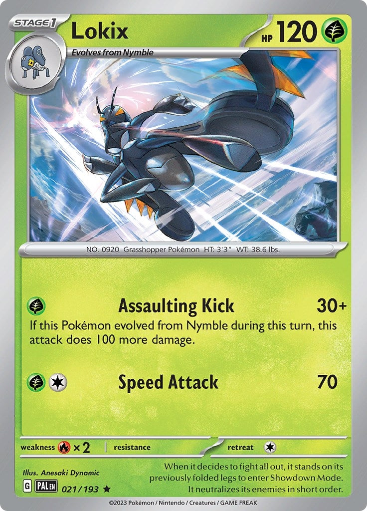 Image for Lokix (021/193) [SV02: Paldea Evolved] - Pokemon