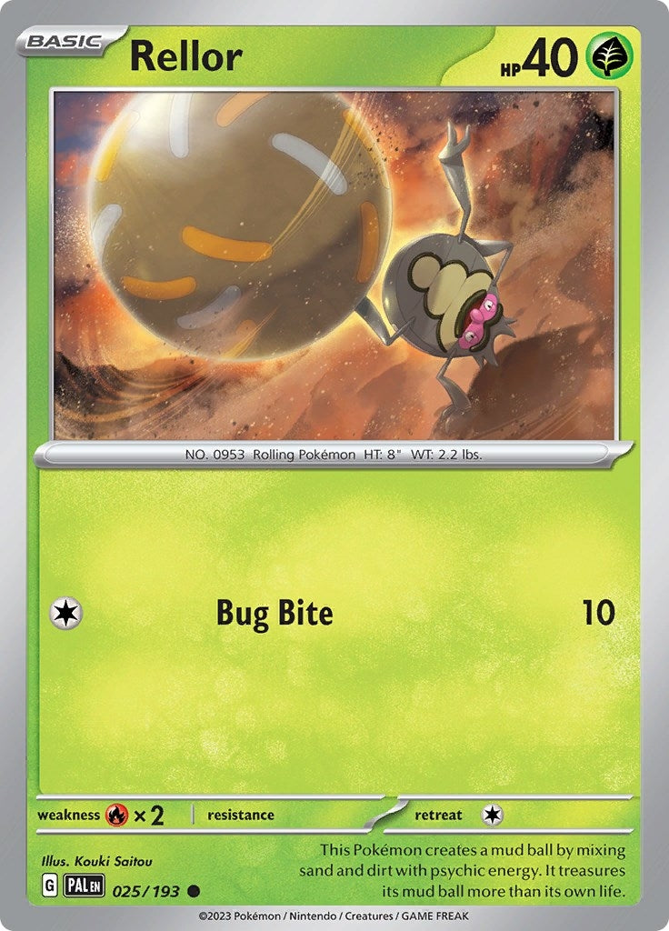 Image for Rellor (025/193) [SV02: Paldea Evolved] - Pokemon