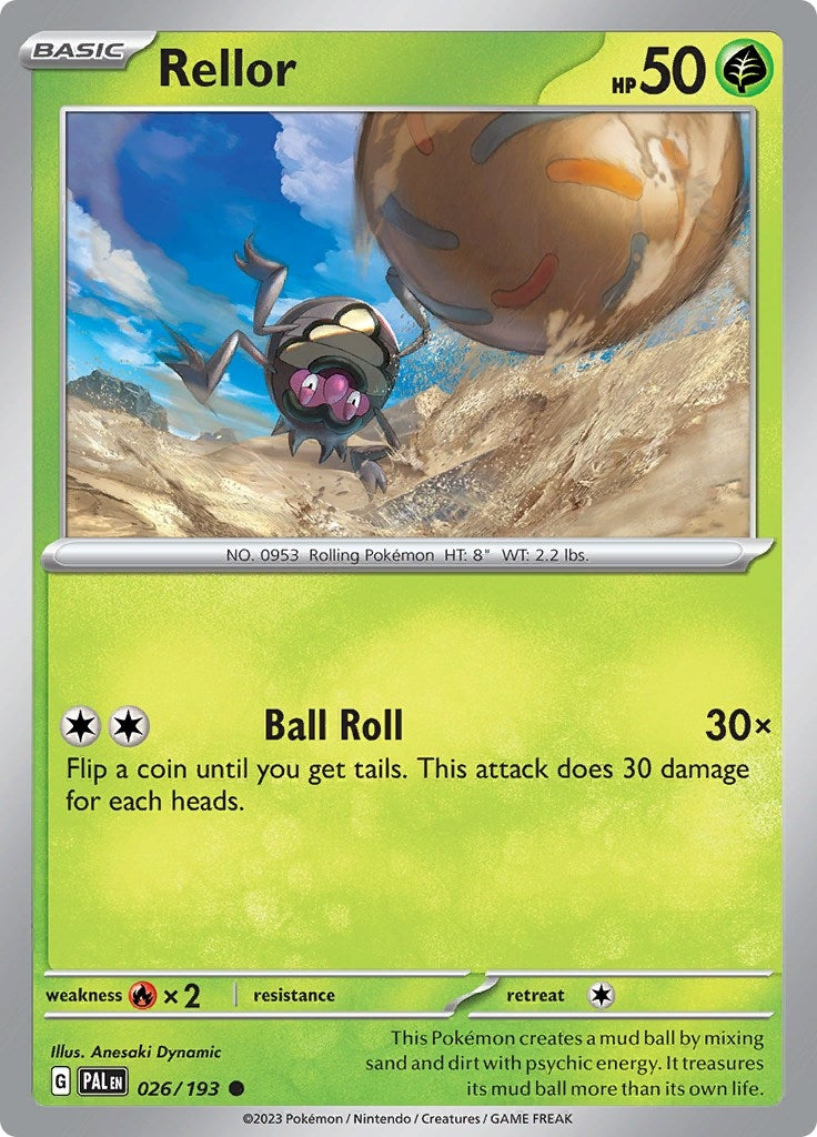 Image for Rellor (026/193) [SV02: Paldea Evolved] - Pokemon