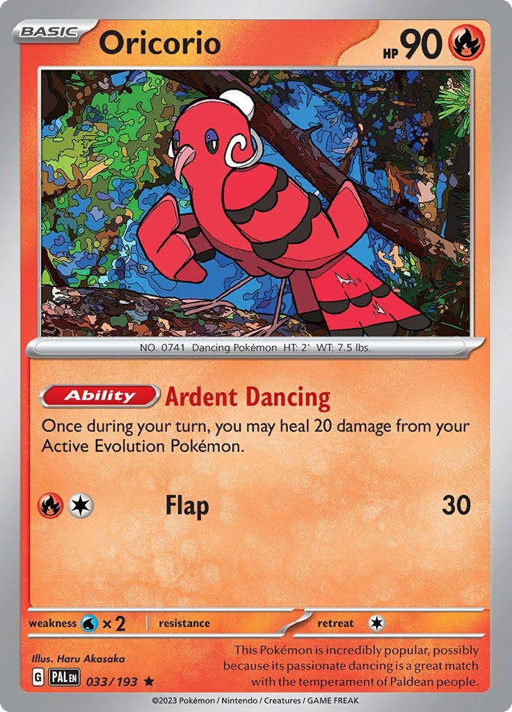 Image for Oricorio (033/193) [SV02: Paldea Evolved] - Pokemon