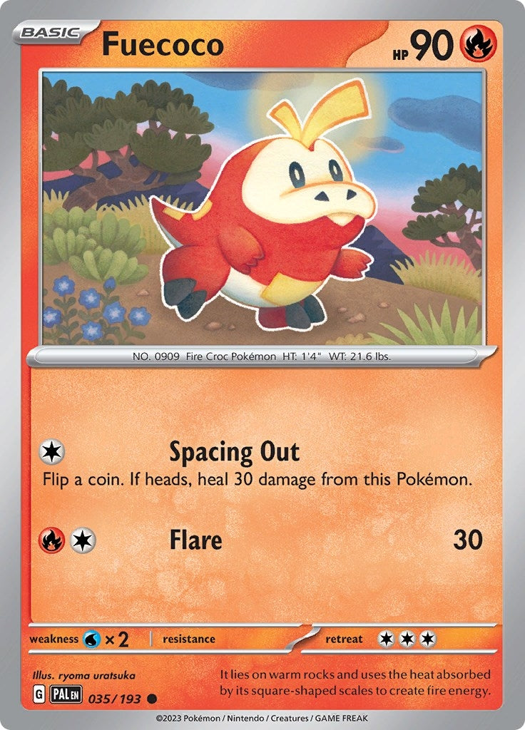 Image for Fuecoco (035/193) [SV02: Paldea Evolved] - Pokemon