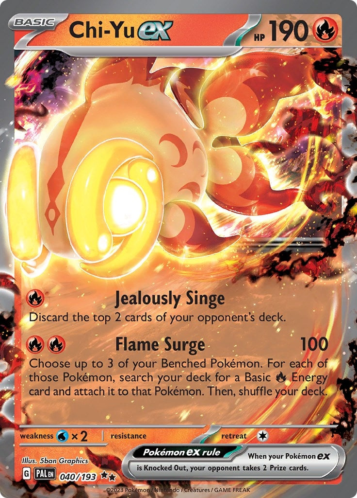 Image for Chi-Yu ex (040/193) [SV02: Paldea Evolved] - Pokemon