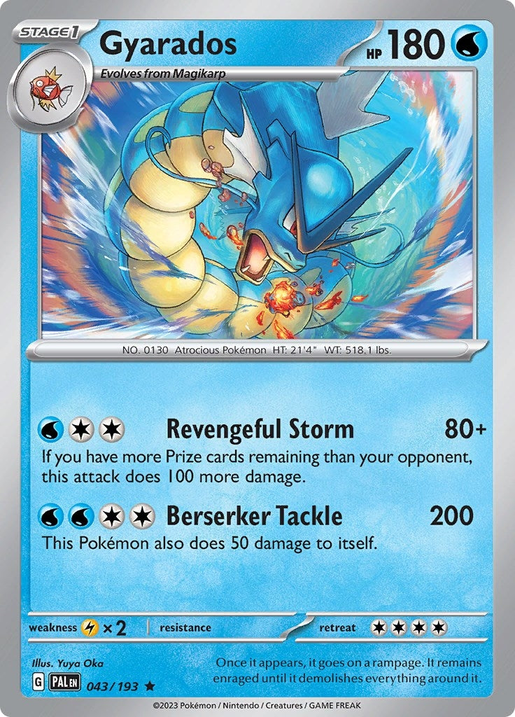 Image for Gyarados (043/193) [SV02: Paldea Evolved] - Pokemon