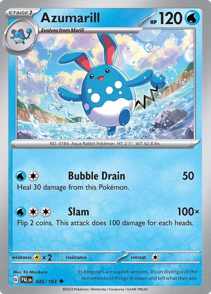 Image for Azumarill (045/193) [SV02: Paldea Evolved] - Pokemon