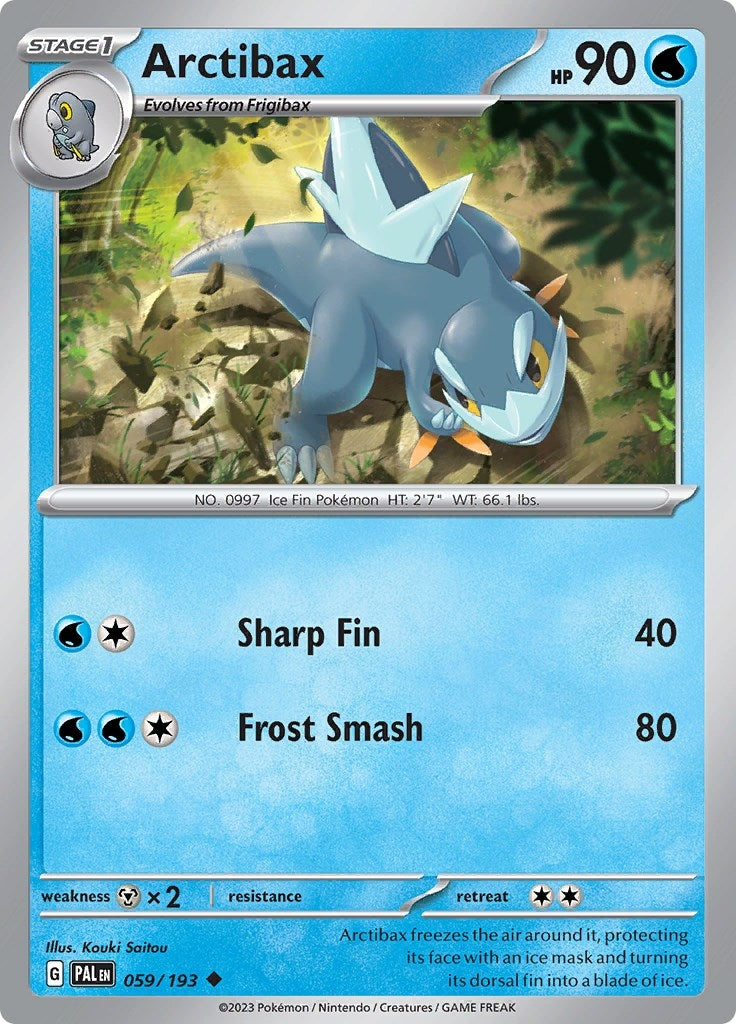 Image for Arctibax (059/193) [SV02: Paldea Evolved] - Pokemon