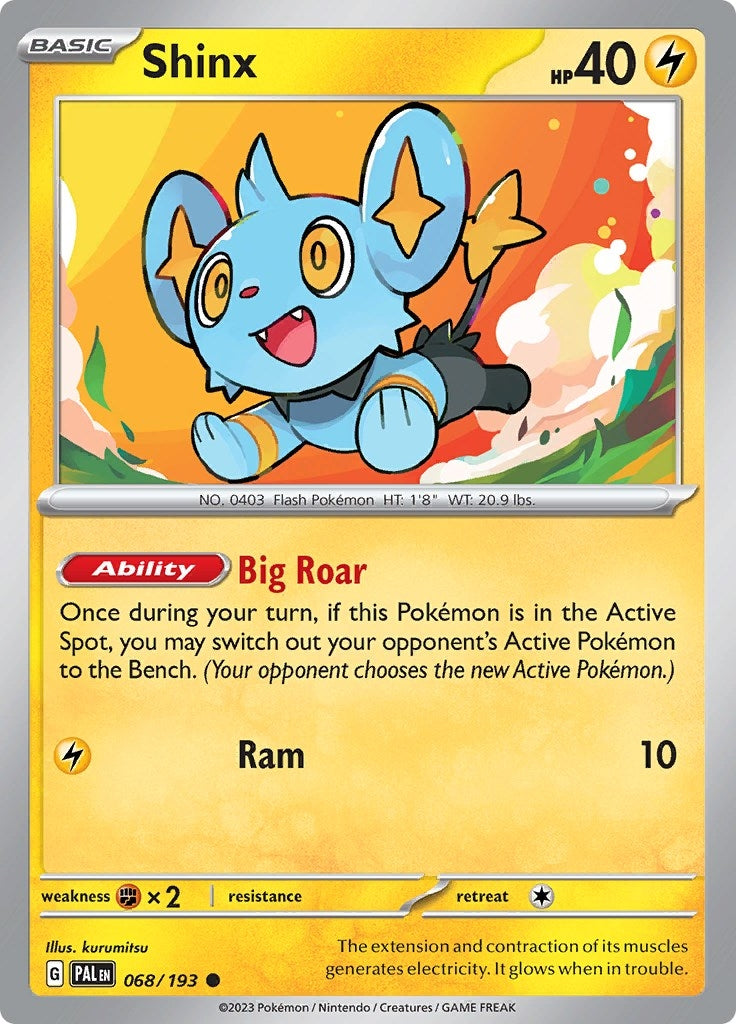 Image for Shinx (068/193) [SV02: Paldea Evolved] - Pokemon
