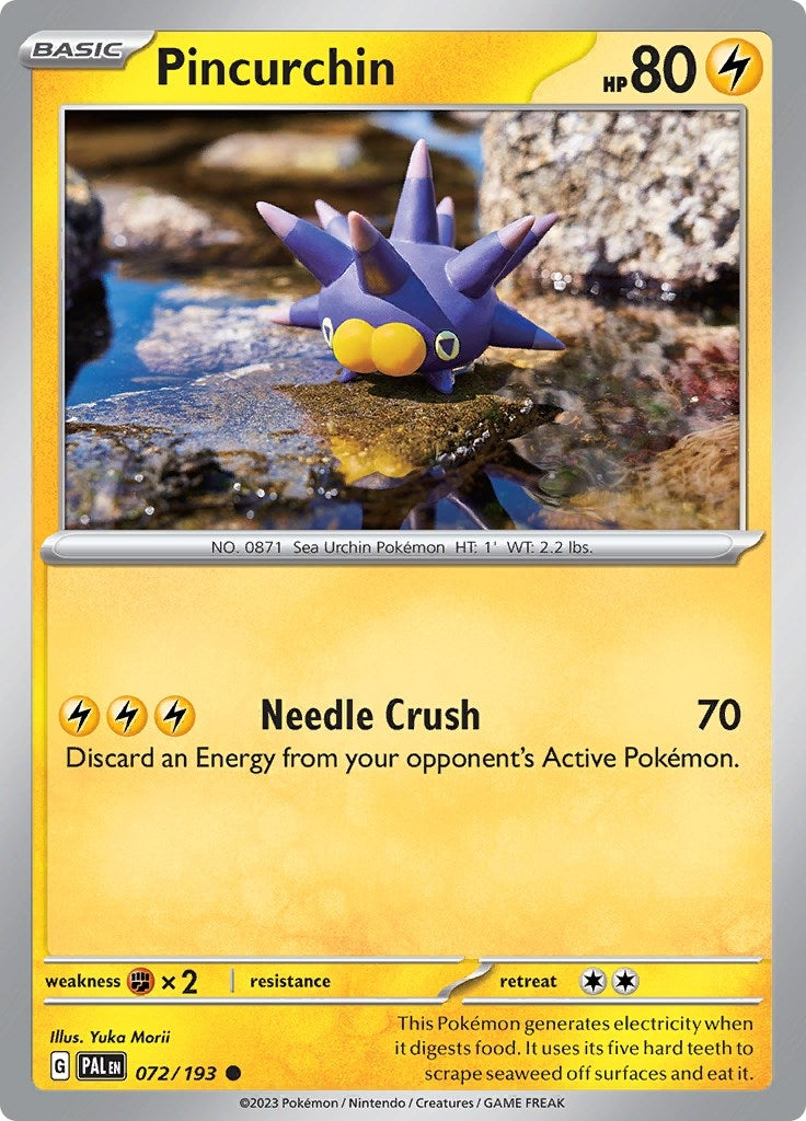Image for Pincurchin (072/193) [SV02: Paldea Evolved] - Pokemon