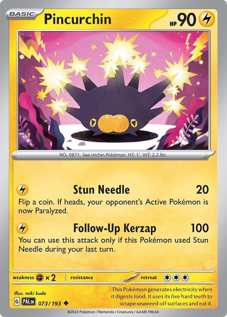 Image for Pincurchin (073/193) [SV02: Paldea Evolved] - Pokemon