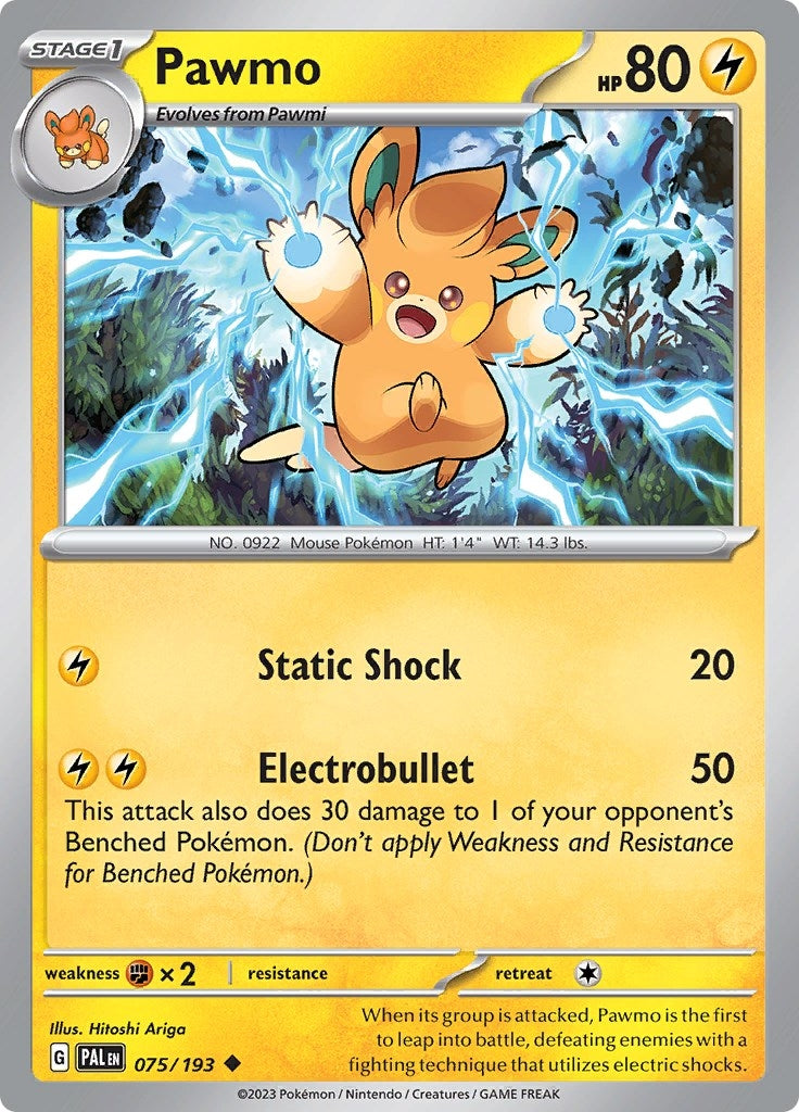 Image for Pawmo (075/193) [SV02: Paldea Evolved] - Pokemon