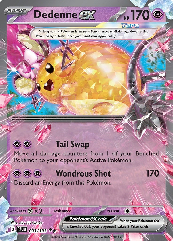 Image for Dedenne ex (093/193) [SV02: Paldea Evolved] - Pokemon