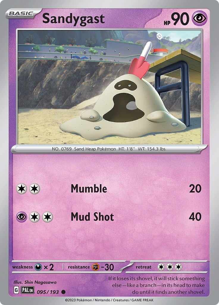 Image for Sandygast (095/193) [SV02: Paldea Evolved] - Pokemon