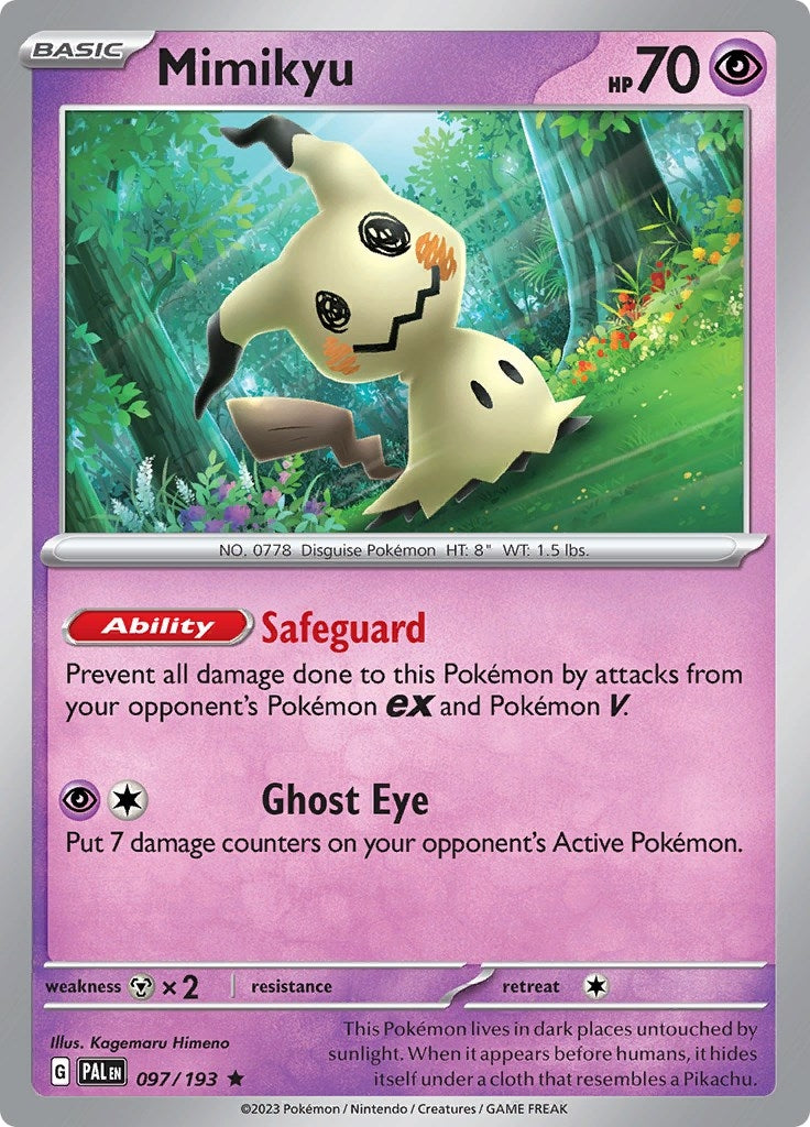 Image for Mimikyu (097/193) [SV02: Paldea Evolved] - Pokemon
