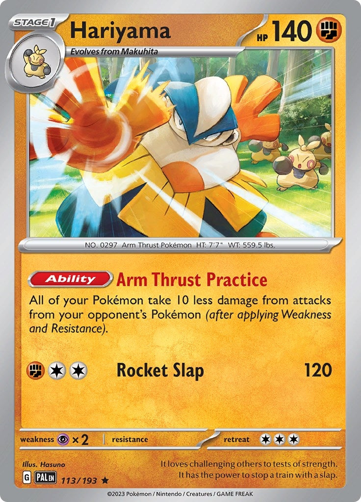 Image for Hariyama (113/193) [SV02: Paldea Evolved] - Pokemon