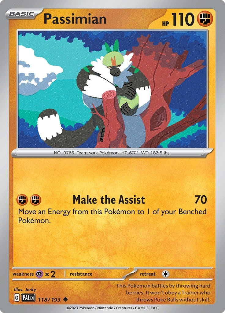 Image for Passimian (118/193) [SV02: Paldea Evolved] - Pokemon