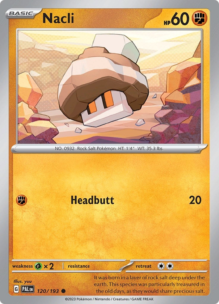 Image for Nacli (120/193) [SV02: Paldea Evolved] - Pokemon