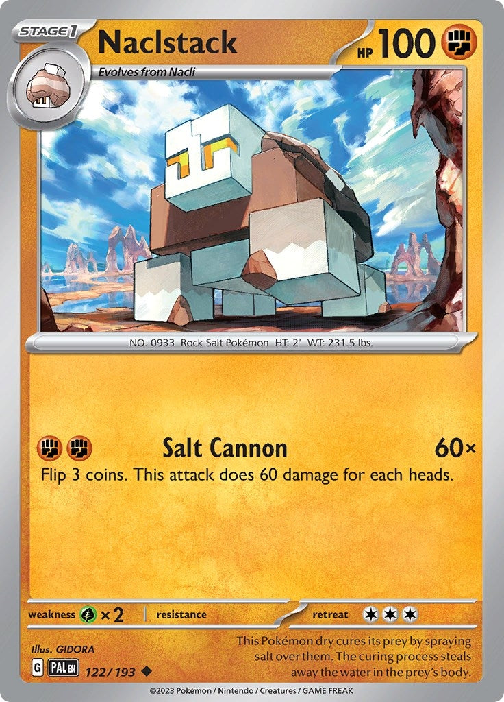 Image for Naclstack (122/193) [SV02: Paldea Evolved] - Pokemon