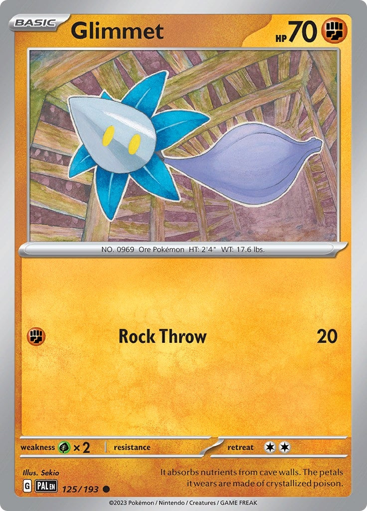 Image for Glimmet (125/193) [SV02: Paldea Evolved] - Pokemon